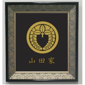 壁掛け額入り家紋 【日蓮宗橘（井桁に橘）】 : ヤマトデザインヤフー店