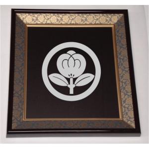 壁掛け額入り家紋 【丸に四方木瓜】 : ヤマトデザインヤフー店 - 通販