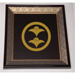 壁掛け額入り家紋 【五瓜に木瓜】 : ヤマトデザインヤフー店