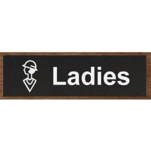 トイレマークアクリル横型プレート200x80mm　大人気のトイレプレート　おしゃれなトイレマーク　横...