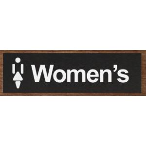 トイレマークアクリル横型プレート200x80mm　大人気のトイレプレート　おしゃれなトイレマーク　横...