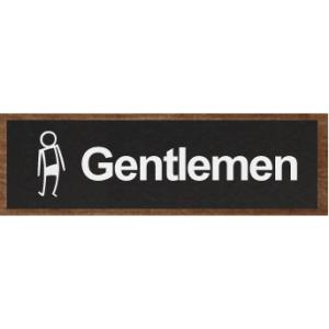 トイレマークアクリル横型プレート200x80mm　大人気のトイレプレート　おしゃれなトイレマーク　横...