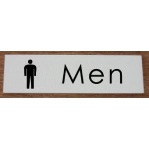 トイレマーク　トイレプレート　アクリル製【200mmx80mm】便所マーク　便所プレート　トイレマー...