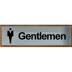 トイレマークステンレス横型プレート 200x80mm　大人気のトイレプレート　おしゃれなトイレマーク...