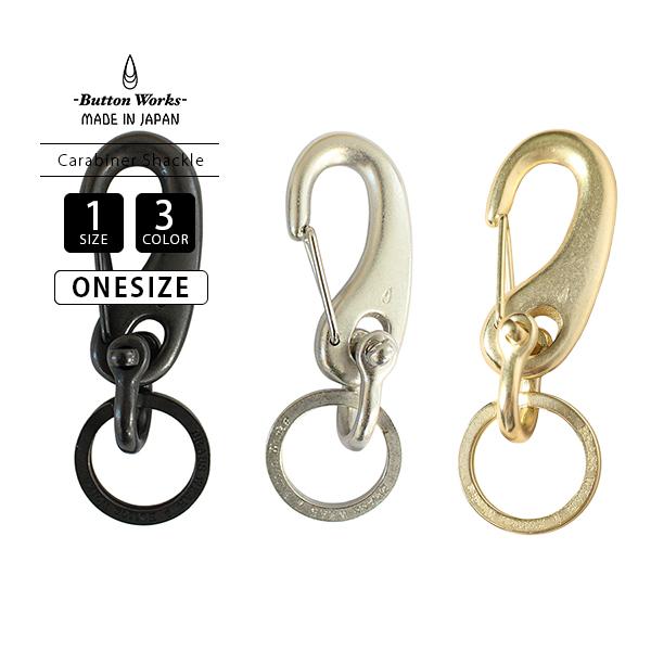 Button Works ボタンワークス アクセサリー 雑貨 キーホルダー キーリング Carabi...