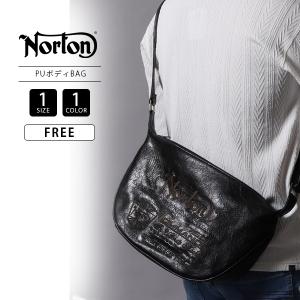 Norton ノートン メンズ バッグ ボディバッグ PU加工 A4サイズ 大容量 大人カジュアル  241N8500B 0524｜yamato-jeans