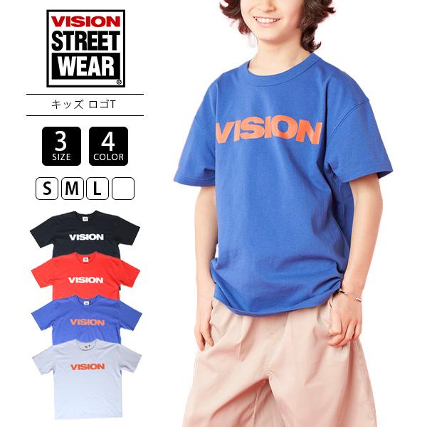 VISION キッズ VISION STREET WEAR キッズ ジュニア Tシャツ 半袖 ロゴ ...