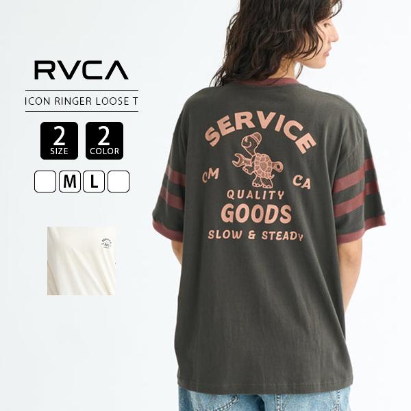 RVCA ルーカ レディース 半袖 Tシャツ ICON RINGER LOOSE FIT ルーズフィ...