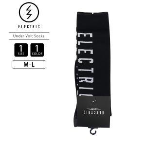 ELECTRIC エレクトリック UNDER VOLT ソックス 靴下 スケボー ロングソックス E23A10 0301｜yamato-jeans