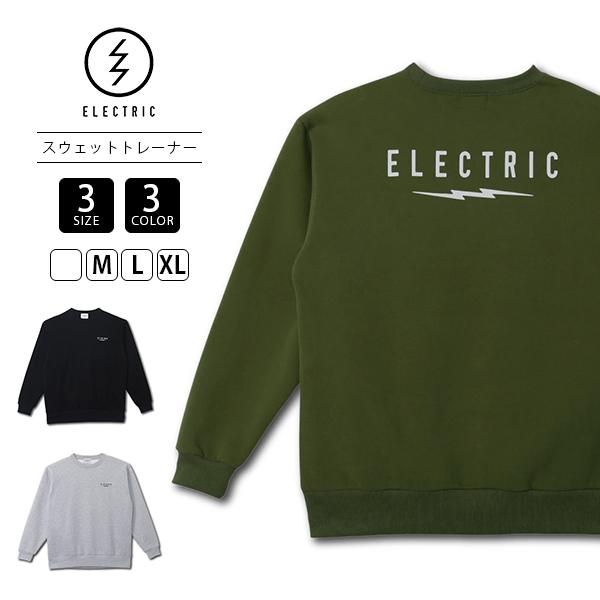ELECTRIC エレクトリック メンズ クルーネック 長袖 スウェット UNDER VOLT アン...