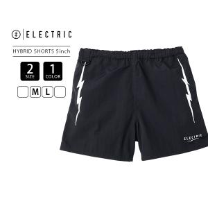ELECTRIC エレクトリック メンズ ボトムス ショーツ HYBRID SHORTS 5インチ 軽量 耐久性 ナイロンショーツ ブラック 撥水仕様 夏場 釣り キャンプ E26SP08