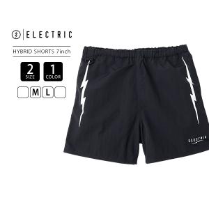 ELECTRIC エレクトリック メンズ ボトムス ショーツ HYBRID SHORTS 7インチ 軽量 耐久性 ナイロンショーツ ブラック 撥水仕様 夏場 釣り キャンプ E26SP09