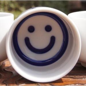 蛇の目お猪口 オリジナル 利き猪口1個 ぐい呑み にこちゃん ミニサイズ