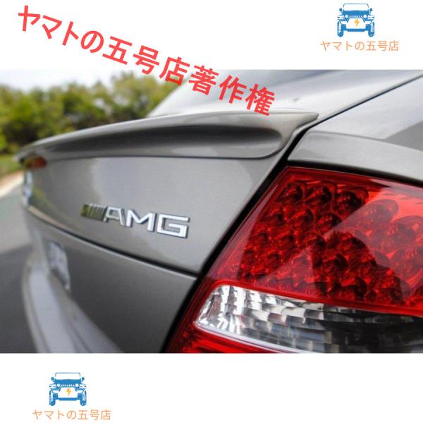 高品質☆02-08 BENZ ベンツ E W211 AMG トランクスポイラー ABS 色付 リアス...