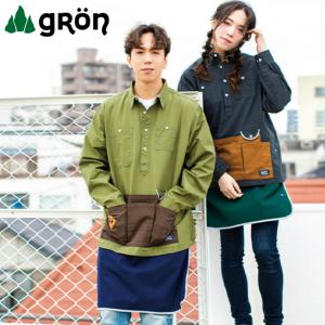 gron グローン コットンリップ クラフトマンシャツ 120244 アウトドア キャンプ 作業着 作業エプロン 撥水 防汚