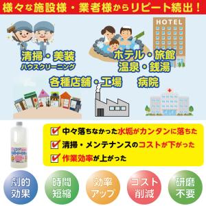 業務用水垢落とし洗剤 テラクリーナーヤマトEX...の詳細画像4