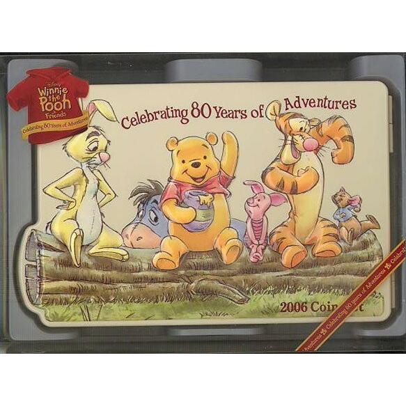 くまのプーさんとなかまたち 夢と冒険の80年 平成18年貨幣セット 2006ミントセット【ディズニー...