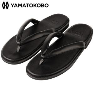 YAMATO KOBO Premiumseries ドレスレザー雪駄 E80-BK 黒｜大和工房