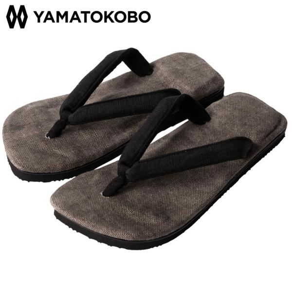 雪駄 日本製 サンダル ブラック -Re:休- 奈良墨染め のぞき花緒 レディース R1163