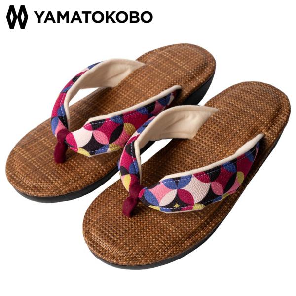 雪駄 日本製 ギフト 和装 サンダル ブラウンパナマメッシュ 紫系 七宝 レディース R471