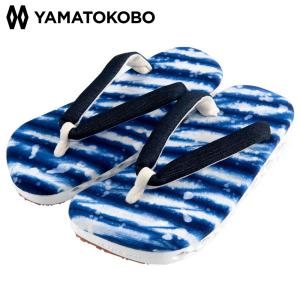 大和工房 スニーカー雪駄 YAMATOKOBO -cross- 白鼻緒 茶チバ天板 白