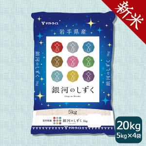 米 お米 銀河のしずく 岩手県産 20kg 5kg×4袋 白米 令和5年産 お歳暮 お年賀｜yamatorice