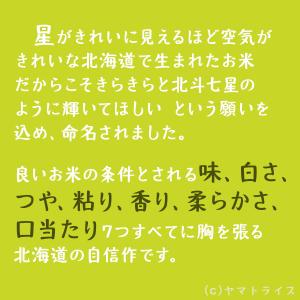 無洗米 10kg ななつぼし 北海道産 お米 ...の詳細画像2
