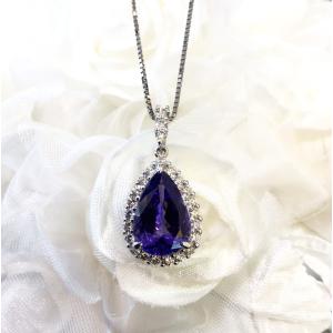 新品【鑑別書付】プラチナ Pt900/850 タンザナイト ダイヤモンド