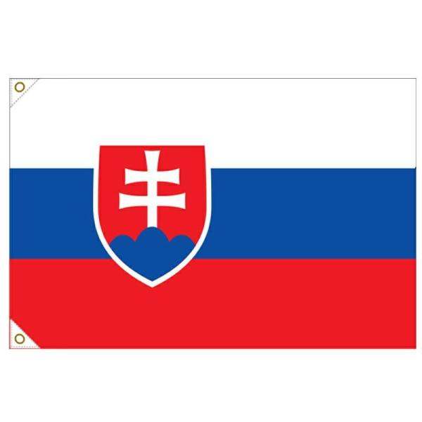 万国旗・世界の国旗スロバキア国旗(135cm幅/エクスラン)