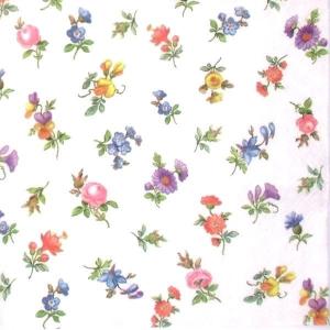 手芸用品 デコパージュ ペーパーナプキン デコパージュ用 ペーパー ペーパーナフキン　Splinkle Flowers