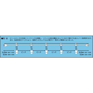 イベント 催事 提灯 祭り ワンタッチ提灯コード・長5m/10灯