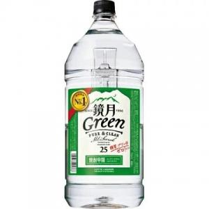 【新品未開封】業務用 鏡月25度 5L 4本セット サントリー 鏡月Green 25度 ペット ( 4L )/ 鏡月 : 爽快ドラッグ