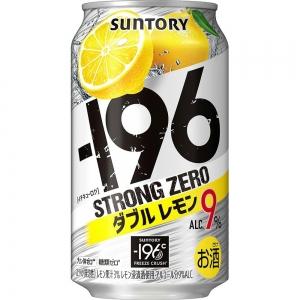 お酒 チューハイ サントリー -196℃ ストロングゼロ ダブル完熟梅 350ml