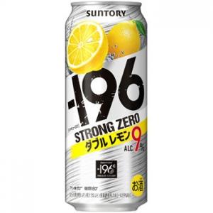 お酒 チューハイ サントリー -196℃ ストロングゼロ ダブルレモン 500ml