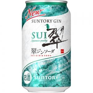 S 翠ジンソーダ 350ml 7度 24本入り【5,000円以上送料無料】【ケース品】｜yamaya-shop