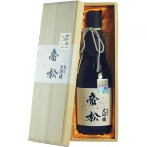 【送料無料】松岡酒造 帝松 超特選 本年度金賞 大吟醸原酒 720ml【カタログ掲載品】【他商品同時購入不可】