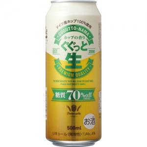 ぐぐっと生 ホップの香り 糖質70％オフ 500ml 6本パック×4【5,000円