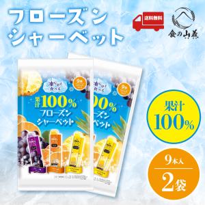 リボン フローズンシャーベット 100%果汁 9本入り×16袋が3箱 Amazon.co.jp: リボン 果汁100%フローズンシャーベット 9本×16袋