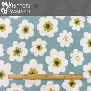 花柄 北欧 生地 オックス生地 オックスプリン...の詳細画像4
