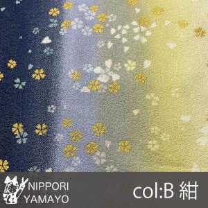和柄 生地 桜柄 綿ちりめんプリント0606 ...の詳細画像2