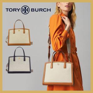 トリーバーチ TORY BURCH トートバッグ WALKER CANVAS ショルダー バッグ 斜め掛けバッグ 可愛い 通勤バッグ 大容量