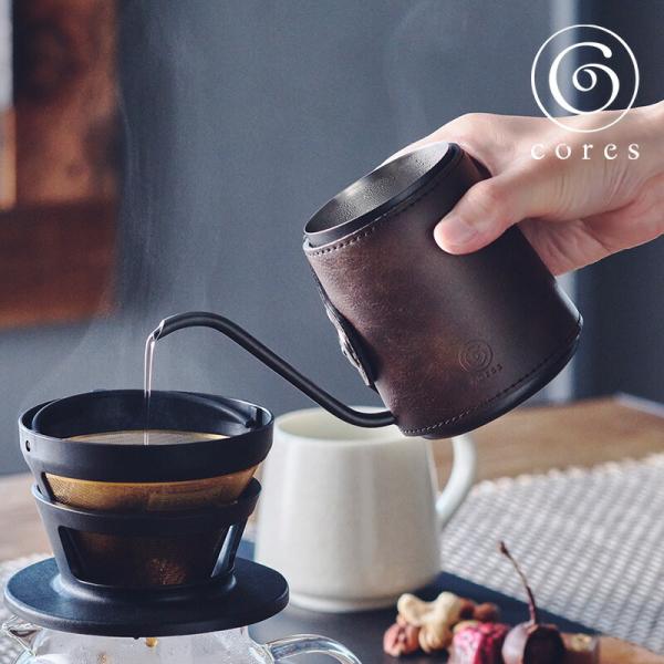 特典付 cores コレス COFFEE DRIP POT コーヒードリップポット C470 コーヒ...