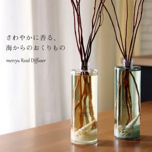 特典付 mercyu リードディフューザー MRU-51 ルームフレグランス アロマ スティック 300ml 芳香期間4ヶ月 シンプル ヴィンテージ シトラス アンバー [RDRP]
