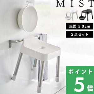 山崎実業 特典付 引っ掛け風呂イス ミスト SH30 MIST バスチェア 風呂