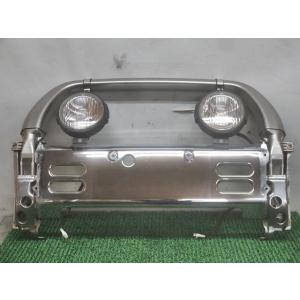 パジェロミニ GF-H58A リアバンパー 3分割セット 色/黒・A26 MR335728