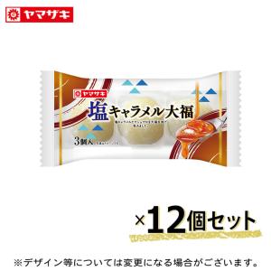 塩キャラメル大福(３個入) １２個セット ３個入大福 塩キャラメル マシュマロ ロングライフ 非常食 長期保存 ８月新商品