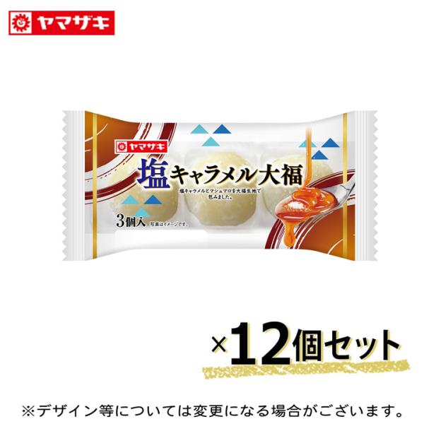 塩キャラメル大福(３個入) １２個セット  ３個入大福  塩キャラメル  マシュマロ  ロングライフ...