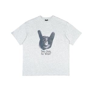 グラブワークス　Gloveworks　Two out t-shirt (GW23SSTS02GR)｜yamazakisports-ysp