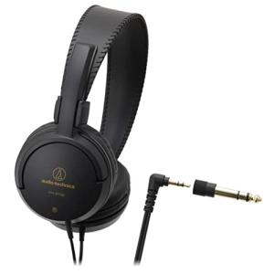 オーディオテクニカ ATH-EP100 楽器用 オンイヤーヘッドホン 密閉型 有線 軽量 楽器練習 電子ピアノ 6.3mmヘッドホン端子変換プラグ付き 【国内正規