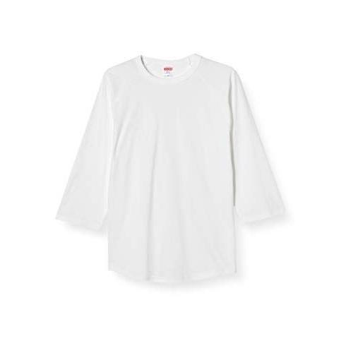 ユナイテッドアスレ 5.6ozラグラン3/4スリーブTシャツ メンズ 504501 ホワイト 日本 ...